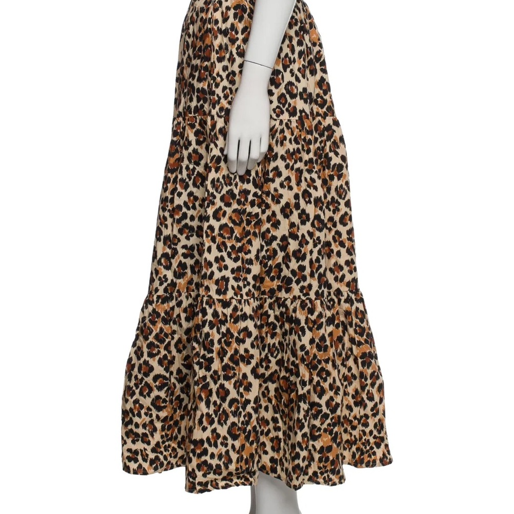 Anthropologie Mille Paola Leopard Print Maxi Skirt, XXS, fits small NWT - Picture 2 of 8